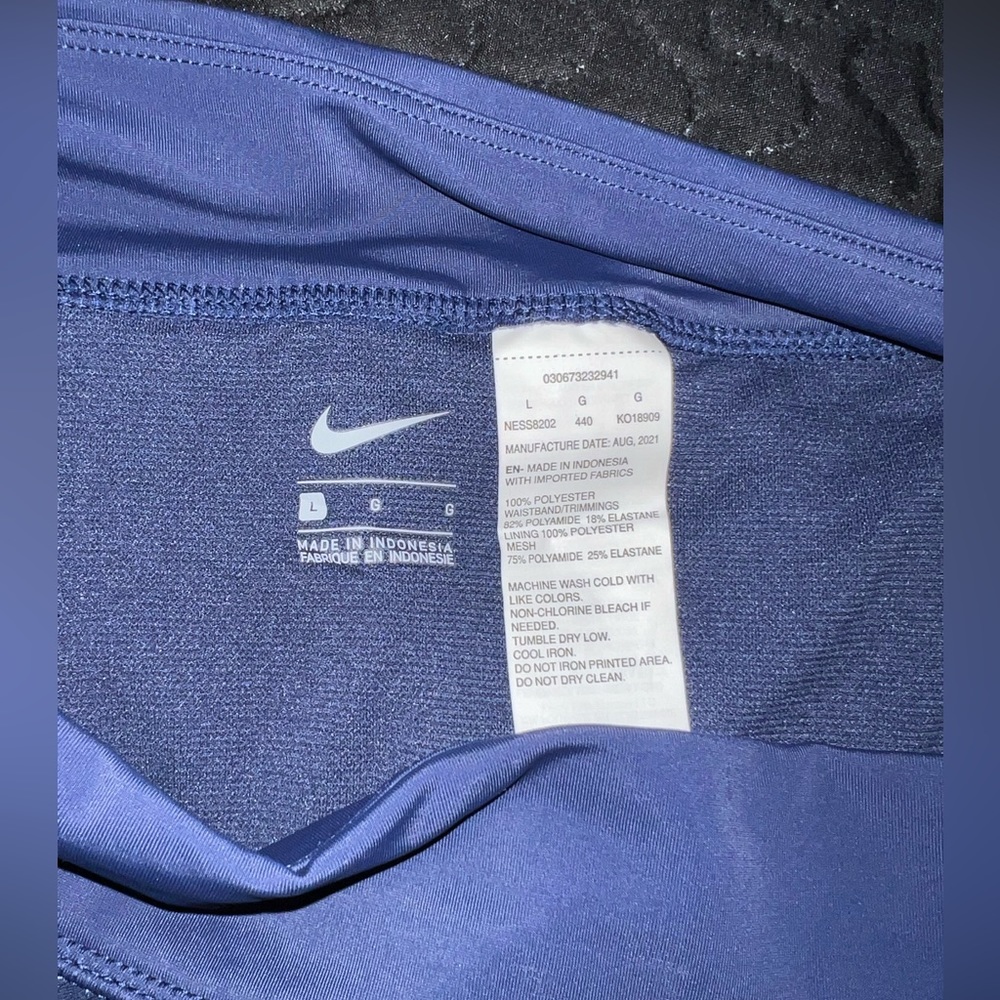 Nike Swim bottoms board shorts athletic Beach Large New swimwear summer blue - Picture 8 of 8